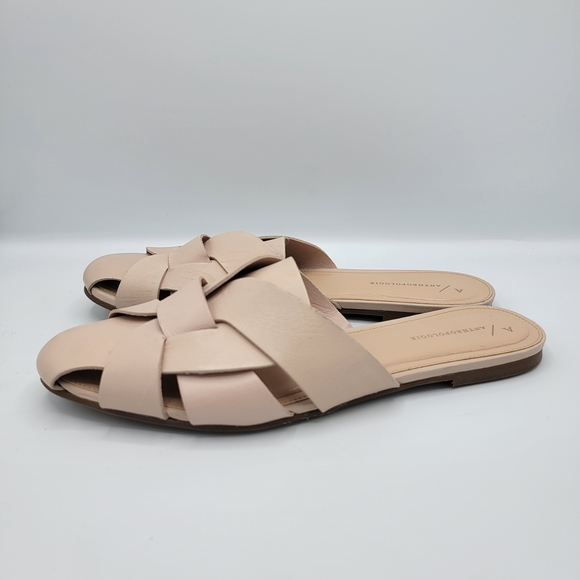 Anthropologie Cream Woven Mules - Picture 4 of 8